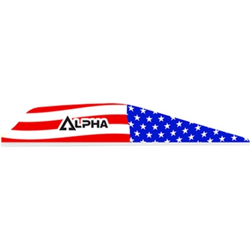 Picture of Bohning Bohning Alpha Vanes American Flag 100 pk. 101062AF28