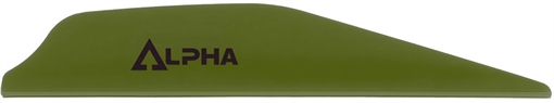 Picture of Bohning Bohning Alpha Vanes Olive Drab 100 pk. 101062OD28