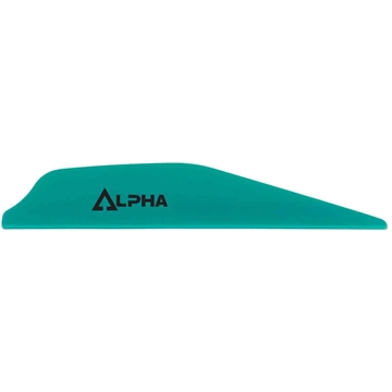 Picture of Bohning Bohning Alpha Vanes Teal 100 pk. 101062TL28