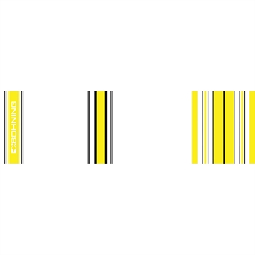 Picture of Bohning Bohning Arrow Wraps Crested Yellow 7 in. Standard 13 pk. 501041CYE