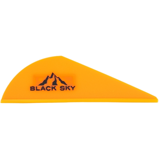 Picture of Bohning Bohning Black Sky Vane 2 in. Neon Orange 100 pk. 10902NO2