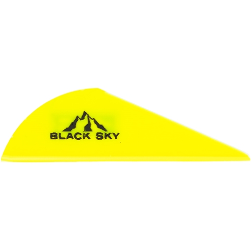 Picture of Bohning Bohning Black Sky Vane 2 in. Neon Yellow 100 pk. 10902NY2