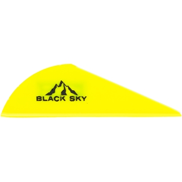 Picture of Bohning Bohning Black Sky Vane 2 in. Neon Yellow 100 pk. 10902NY2