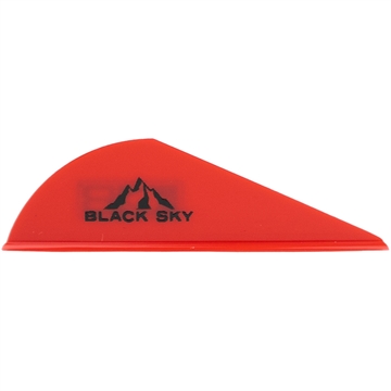 Picture of Bohning Bohning Black Sky Vane 2 in. Red 36 pk. 10901RD2