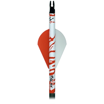 Picture of Bohning Bohning Blazer Arrow Wraps White/Red Tiger 4 in. 13 pk. 501001WRT