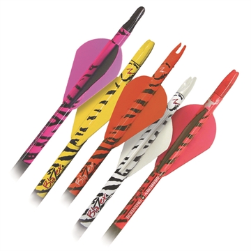 Picture of Bohning Bohning Blazer Arrow Wraps White Tiger 4 in. 13 pk. 501001WT