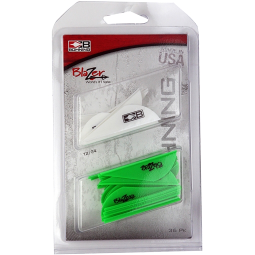 Picture of Bohning Bohning Blazer Vane Combo White/Neon Green 36 pk. 101050WH/NG