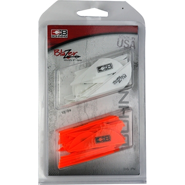 Picture of Bohning Bohning Blazer Vane Combo White/Neon Orange 36 pk. 101050WH/NO