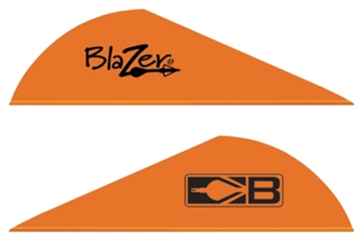 Picture of BOHNING BLAZER VANES 2" SOLID NEON ORANGE 100PK 10832NO2