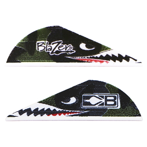 Picture of Bohning Bohning Blazer Vanes Flying Tiger Shark 36 pk. 10831FTS2