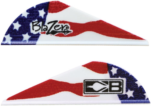 Picture of BOHNING BLAZER VANES TRUE COLOR 2" AMERICAN FLAG 100PK 10832AF2