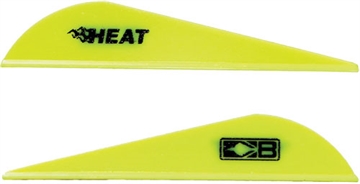 Picture of BOHNING HEAT VANE 2.5" SOLID NEON YELLOW 36PK 101036NY25