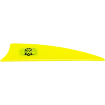 Picture of Bohning Bohning X Vanes Shield Cut 3 in. Neon Yellow 36 pk. 10771NY3S
