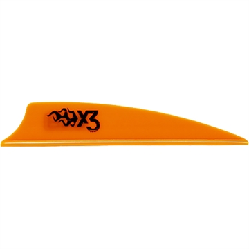 Picture of Bohning Bohning X3 Vanes Neon Orange 2.25 in. 100 pk. 101052NO225