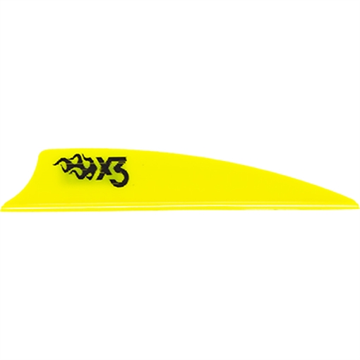 Picture of Bohning Bohning X3 Vanes Neon Yellow 2.25 in. 100 pk. 101052NY225