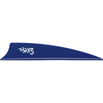 Picture of Bohning Bohning X3 Vanes Shield Cut 3 in. Blue 36 pk. 101051BL3