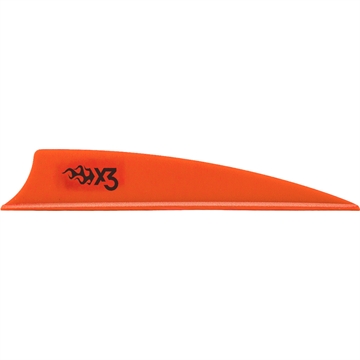 Picture of Bohning Bohning X3 Vanes Shield Cut 3 in. Neon Orange 36 pk. 101051NO3