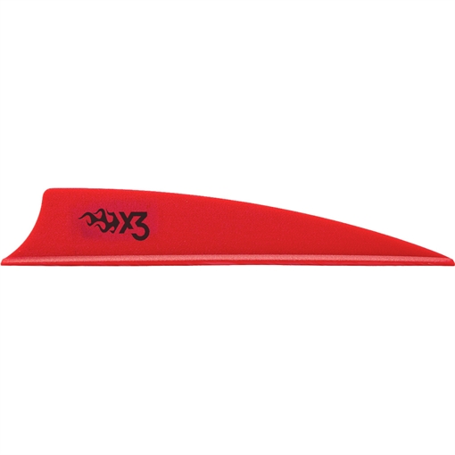 Picture of Bohning Bohning X3 Vanes Shield Cut 3 in. Neon Red 36 pk. 101051NR3