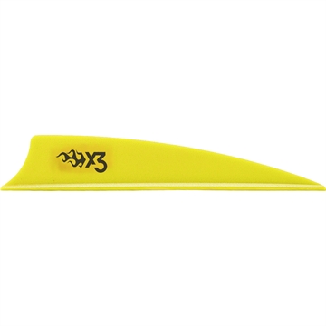 Picture of Bohning Bohning X3 Vanes Shield Cut 3 in. Neon Yellow 36 pk. 101051NY3