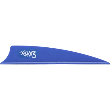 Picture of Bohning Bohning X3 Vanes Shield Cut 3 in. Satin Blue 36 pk. 101051SB3