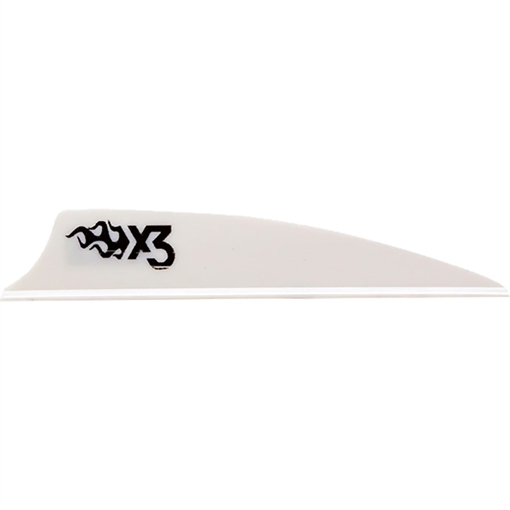 Picture of Bohning Bohning X3 Vanes White 2.25 in. 100 pk. 101052WH225