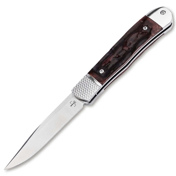 Picture of Boker Hidden Release Trapper Appaloosa Bone 01BP0029