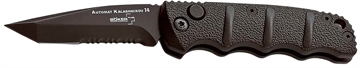 Picture of Boker Kalashnikov Pocket 2.52" Tanto Plain D2 Steel Blade Black Aluminum Handle 01KALS98