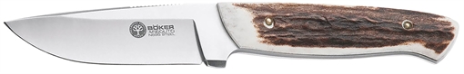 Picture of Boker Stag Hunter 3.50" Drop Point Plain N695 Blade 4" Rugged Stag Handle 02BA319H