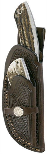 Picture of Boker Hunters Combo 2.38"/4.25" Caper/GutHook 440C SS Blade Rugged Stag Handle 02BA5130H
