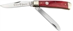 Picture of Boker Trapper Plain D2 Steel Blade Smooth Red Bone Bone Handle 110830