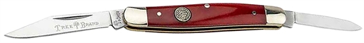 Picture of Boker Pen Knife Traditional Pen/Spear Plain D2 Steel Blade Smooth Red Bone Handle 110844