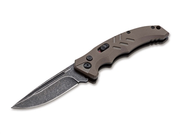 Picture of Boker Intention II Folding Drop Point Plain D2 Steel Blade Brown G10 Handle 01BO483