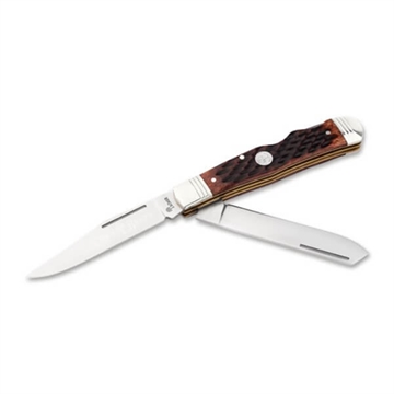 Picture of Boker TS 2.0 Double Lock Trapper Jigged Brown Bone 110869 788857062210