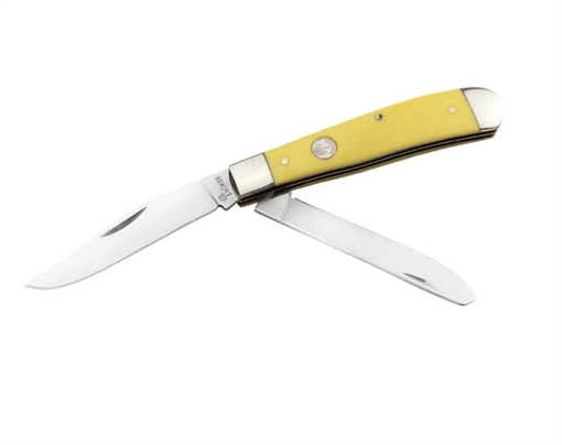 Picture of BOKER USA TREEBRAND TRAPPER YELLOW DELRIN 110834