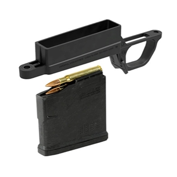 Picture of Magpul Industries Bolt Action Magazine Well for Hunter 700 Stock, Includes (1) PMAG 5 AC L, Black, Designed Specifically For The Hunter 700L Stock And Long Action 30-06 Caliber AICS (Accuracy International Chassis Systems) Pattern Magazines. MAG489-BLK MAG489BLK