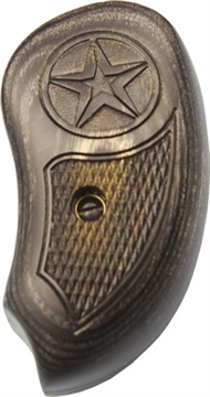 Picture of BOND ARMS GRIP EXTENDED ASH LAM. BLACK/GREY W/LASER STAR BAEBALS EXTENDED GRIP:BLACKASH STAR ON STAR