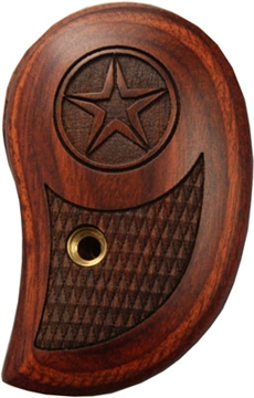 Picture of Bond Arms Standard Handgun Grips Rosewood with Engraved Star GRIP:ROSEWOOD STAR ON STAR