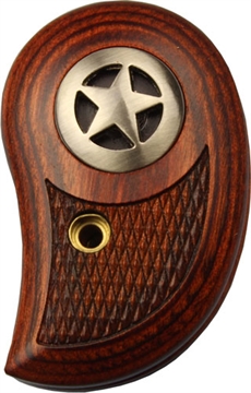 Picture of Bond Arms BOND ARMS STANDARD ROSEWOOD GRIPS W/SILVER STAR ROSEWOOD W/SILV GRIP:ROSEWOOD W/ SILVER STAR