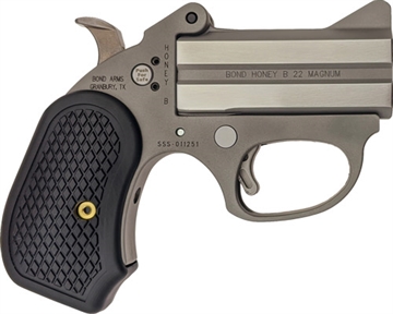 Picture of BOND ARMS HONEY-B HGD 22 WMR 3 IN O/U RS FINISH SS FRAME TRIGGER GUARD W/ B6 EXTEND GRIPS BAHB-22MAG
