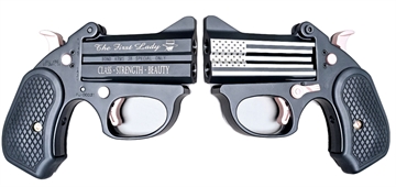 Picture of BOND ARMS ARMS FIRST LADY - LIMITED EDITION .38 SPL 3IN BARREL 2RD BLACK CERAKOTE FINISH WITH ROSE GOLD HIGHLIGHTS BAFL-BP-38SPL