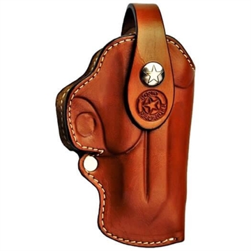 Picture of Bond Arms Premium Leather Holster RH 3.5" Tan with White Stitching H-RT-350-TN-R-CP