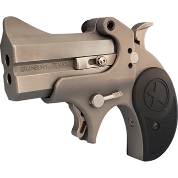 Picture of Bond Arms Rawhide Handgun 22LR 2/rd Capacity 2.5" Barrel Silver with Black Nylon Grip BARHR - 22LR