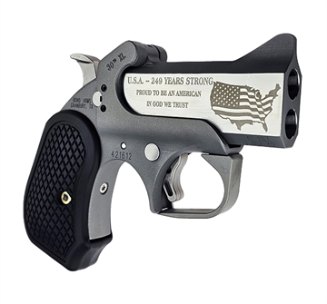 Picture of BOND ARMS ARMS 30TH XL ANNIVERSARY ENGRAVED ROUGH SERIES 45LC/410 3IN FLAT SIDED STAINLESS STEEL BARREL STAINLESS STEEL FRAME WITH ROUGH SERIES FINISH TRIGGER GUARD AND B6 EXTENDED GRIPS LIMITED EDITION    BA30THXL-45LC/410