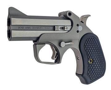 Picture of Bond Arms Rowdy XL, Derringer, Sub-Compact, 410 Bore/45 Long Colt, 3.5" Barrel, 3" Chamber, Fixed Sights, Silver, 2 Rounds BARWXL-45-410 BARWXL - 45/410