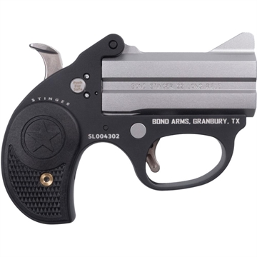 Picture of Bond Arms Stinger Handgun .22 LR 2rd Capacity 2.5" Barrel Grey with Black Grips BAST22LR