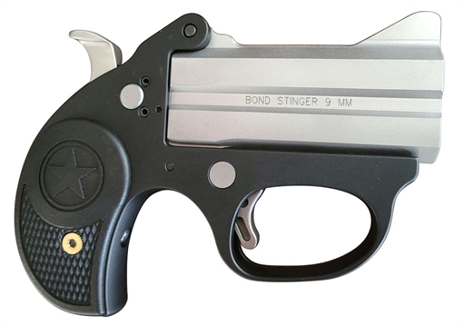 Picture of BOND ARMS STINGER HGD 9MM 3 IN O/U SS MATTE BBL TRIGGER GUARD POLYMER AND RUBBER GRIPS INCLUDED BASL-9MM