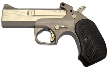 Picture of Bond Arms Cyclops, Derringer, 45-70 Government, 4.25" Barrel, Manual Safety, Fixed Sights, Stainless Steel, Silver, 1 Round BACY-45-70 BACY - 45-70