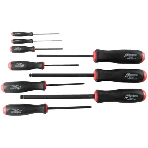 Picture of Bondhus BONDHUS 9-PIECE METRIC HEX SCREWDRIVER SET - 1.5MM-10MM 10699