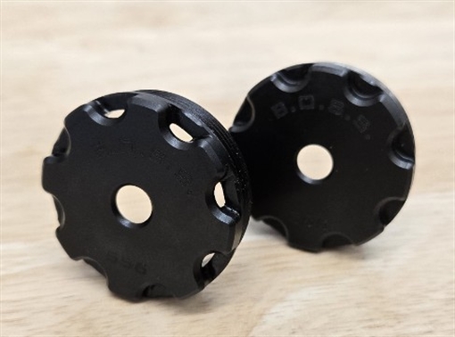 Picture of B O S S SUPPRESSORS 5.56MM END CAP FOR 1.5IN BOSS SILENCER MODELS ONLY STAINLESS END CAP STANDARD BLACK EC-150-556-SS-SE-BLK EC-150-556-SS-SE-BLK