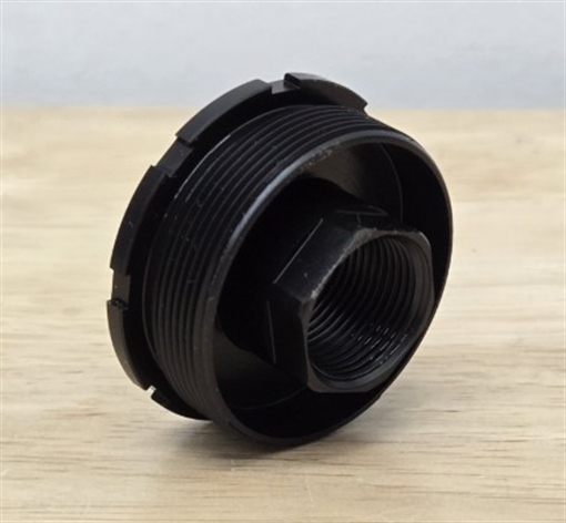Picture of B O S S SUPPRESSORS BOSS 5/8X24 STAINLESS DIRECT THREAD HUB ADAPTER BLACK MNT-58-SS-BLK MNT-58-SS-BLK